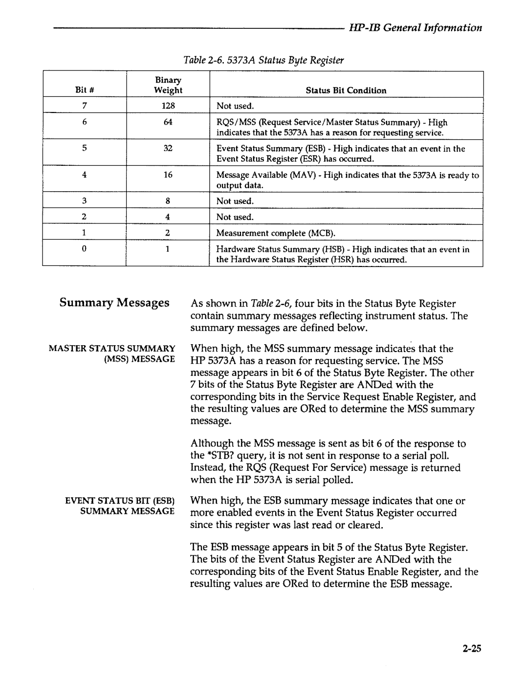 Agilent Technologies 5373A manual 