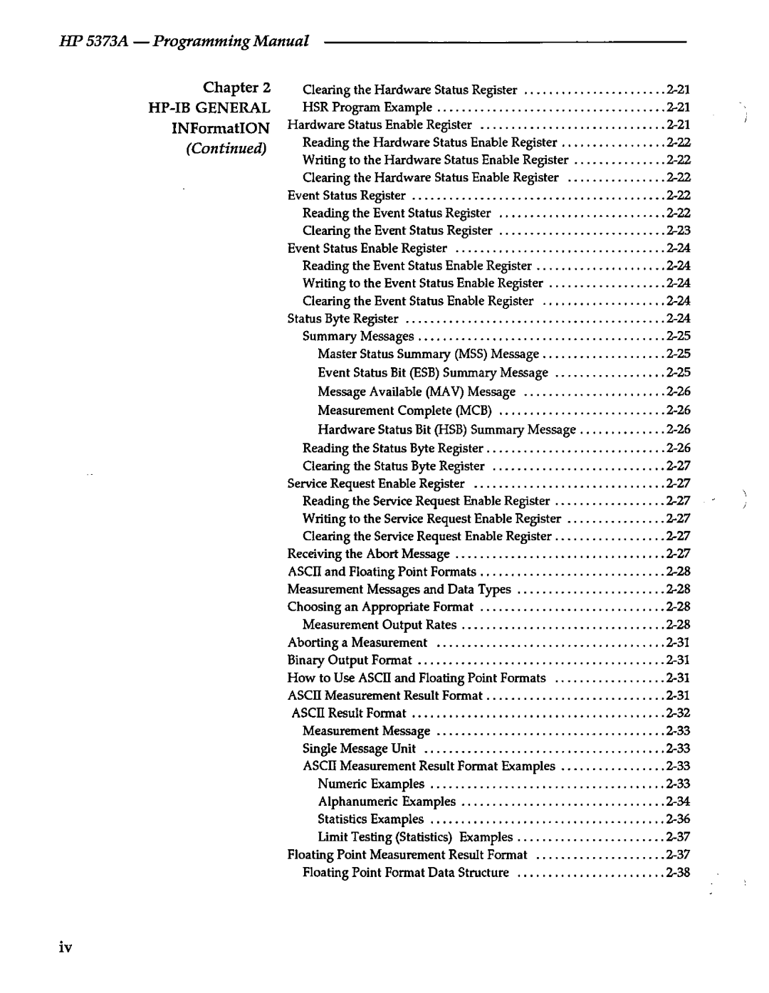 Agilent Technologies 5373A manual 