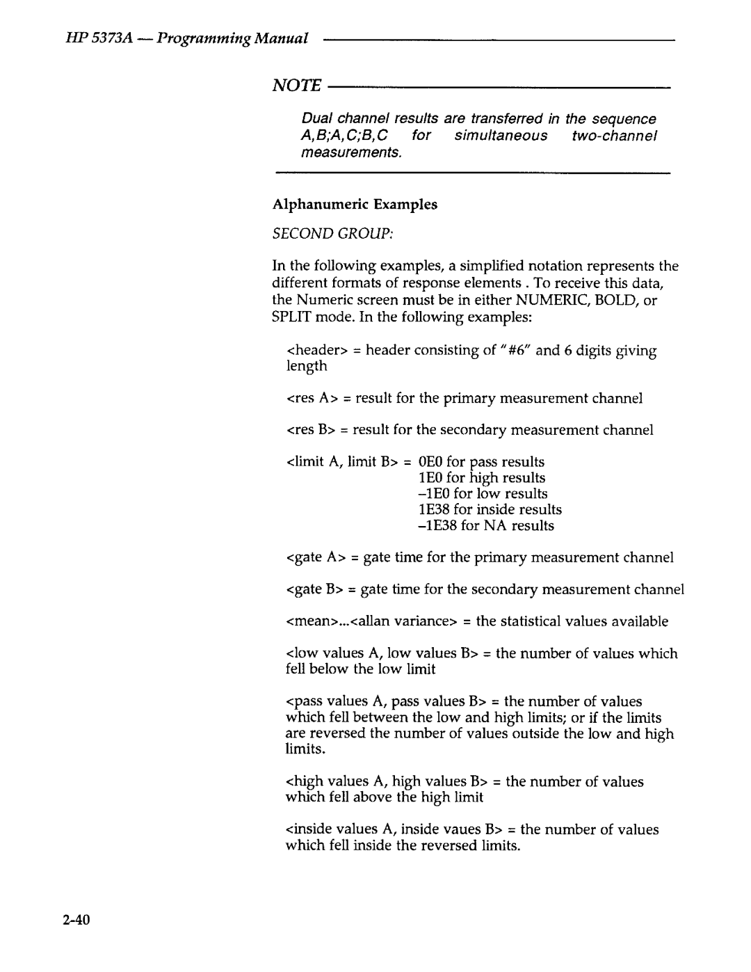 Agilent Technologies 5373A manual 