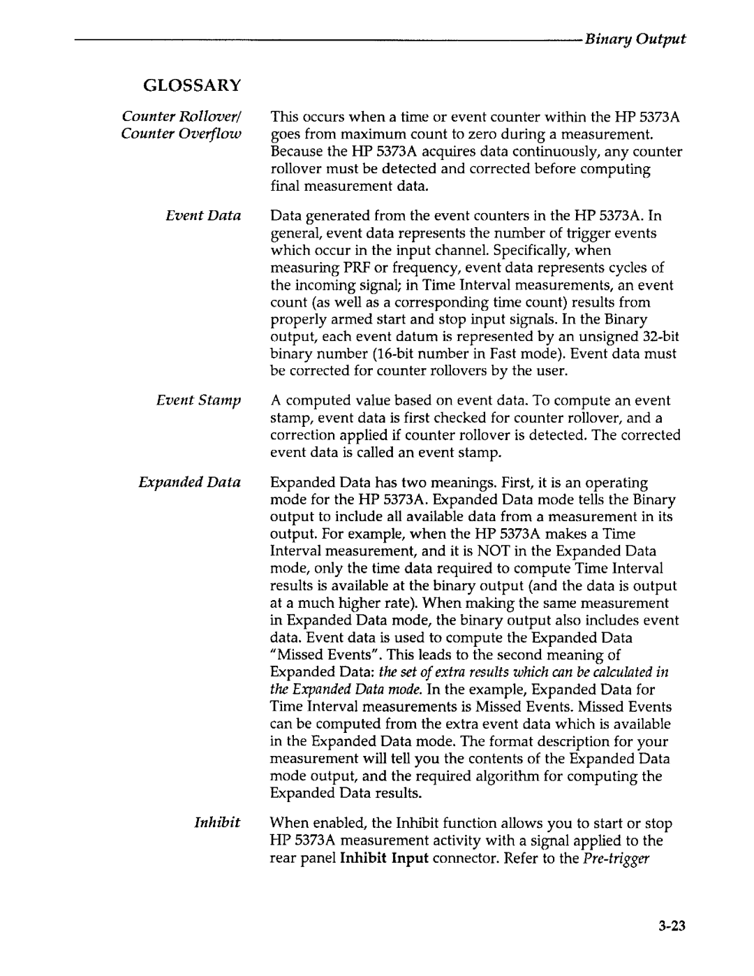 Agilent Technologies 5373A manual 