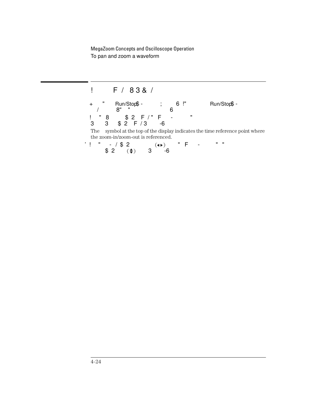 Agilent Technologies 54621D, 24A, 42A, 54621A, 22A, 41A manual To pan and zoom a waveform 