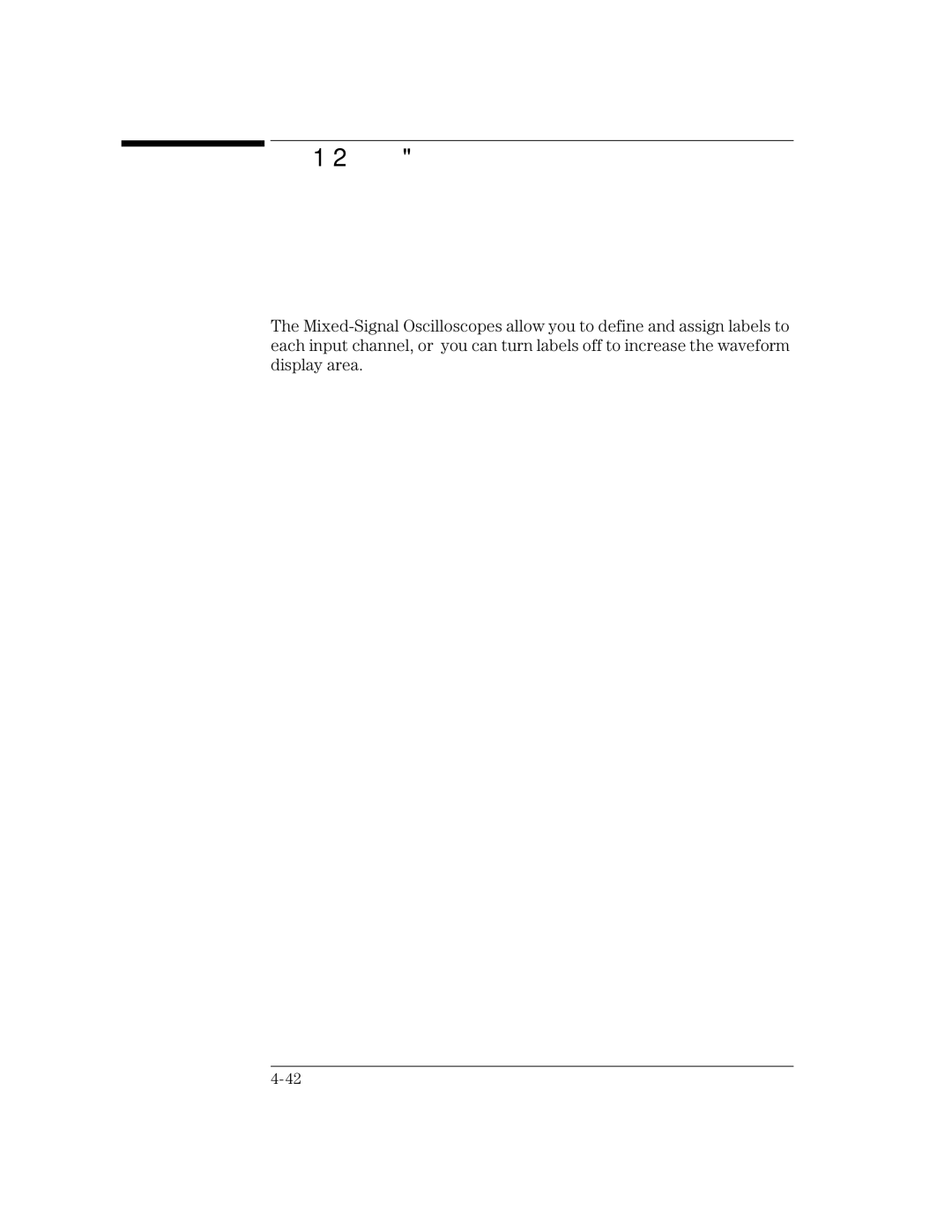 Agilent Technologies 54621D, 24A, 42A, 54621A, 22A, 41A manual Using Labels on the Mixed-Signal Oscilloscope 