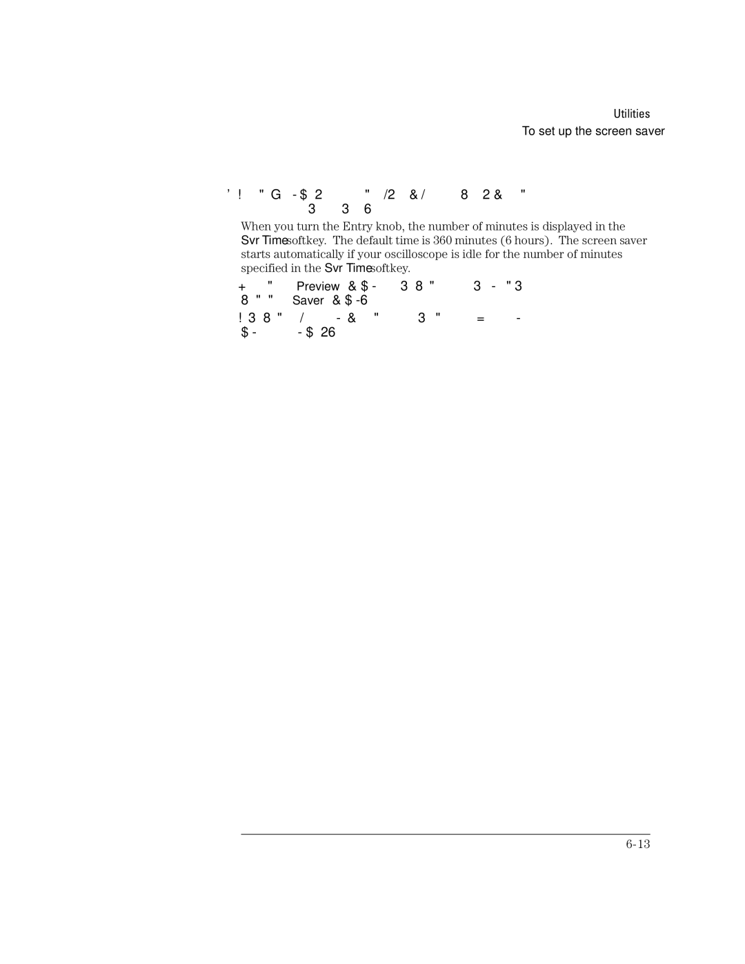 Agilent Technologies 54621A, 54621D, 24A, 42A, 22A, 41A manual To set up the screen saver 