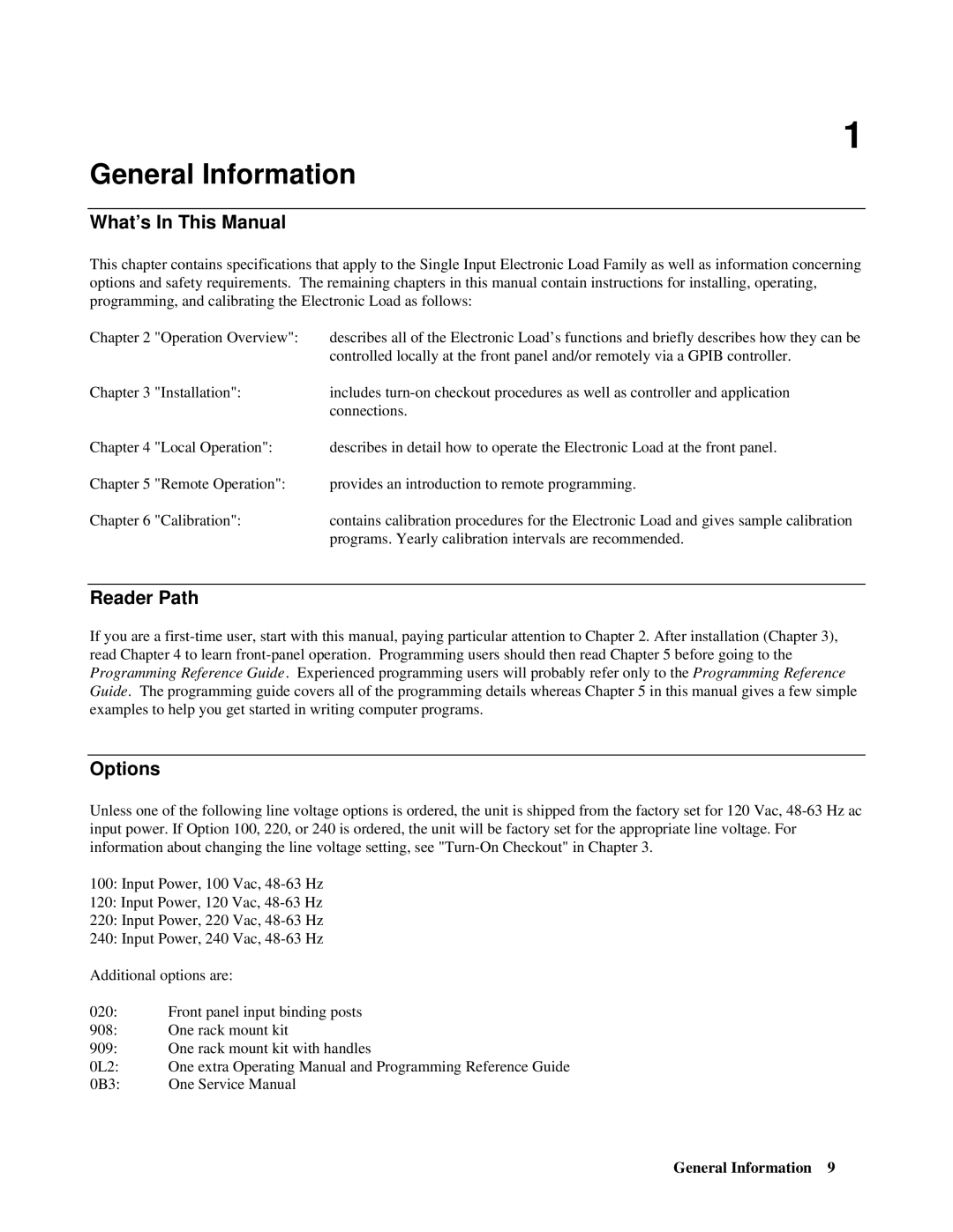 Agilent Technologies 5951-2827, 5951-2826 manual What’s In This Manual, Reader Path, Options, General Information 