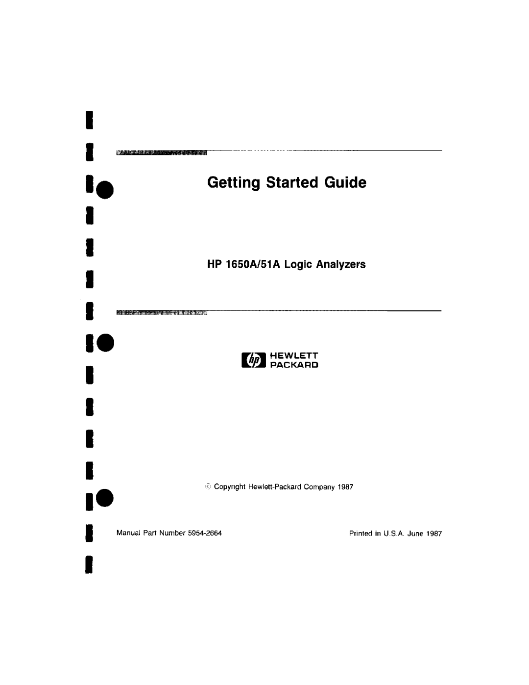 Agilent Technologies 5954-2664 manual 