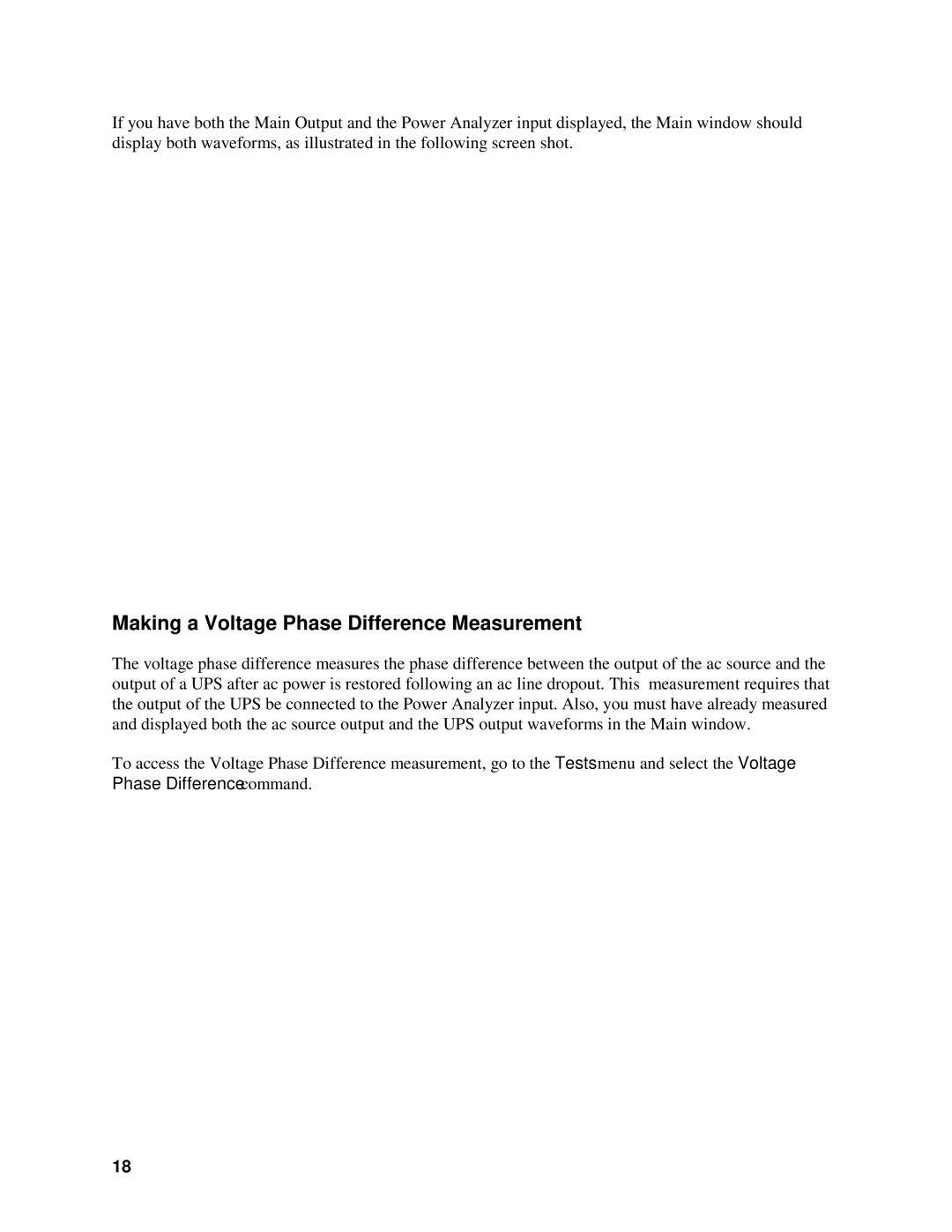 Agilent Technologies 5964-8134 manual Making a Voltage Phase Difference Measurement 