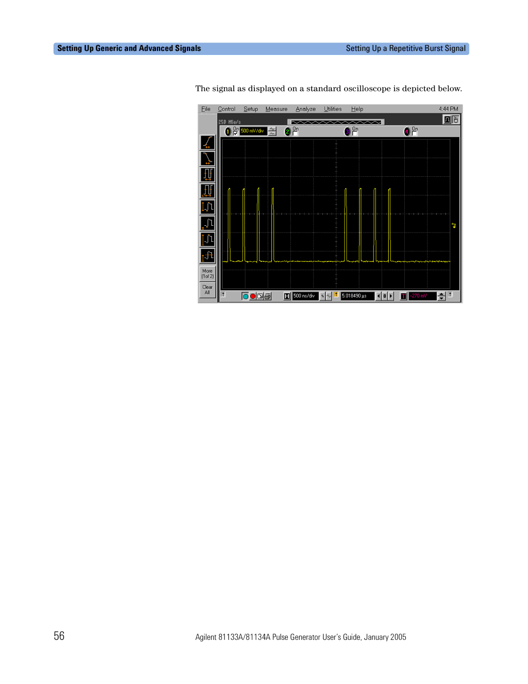 Agilent Technologies 5988-7401EN manual Setting Up Generic and Advanced Signals 