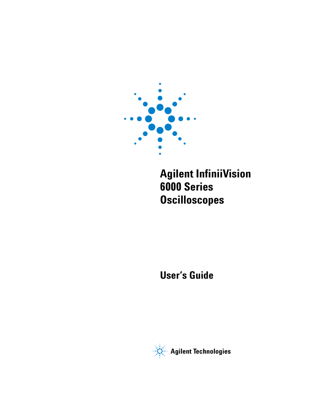 Agilent Technologies 6000 Series manual Agilent InfiniiVision Series Oscilloscopes 