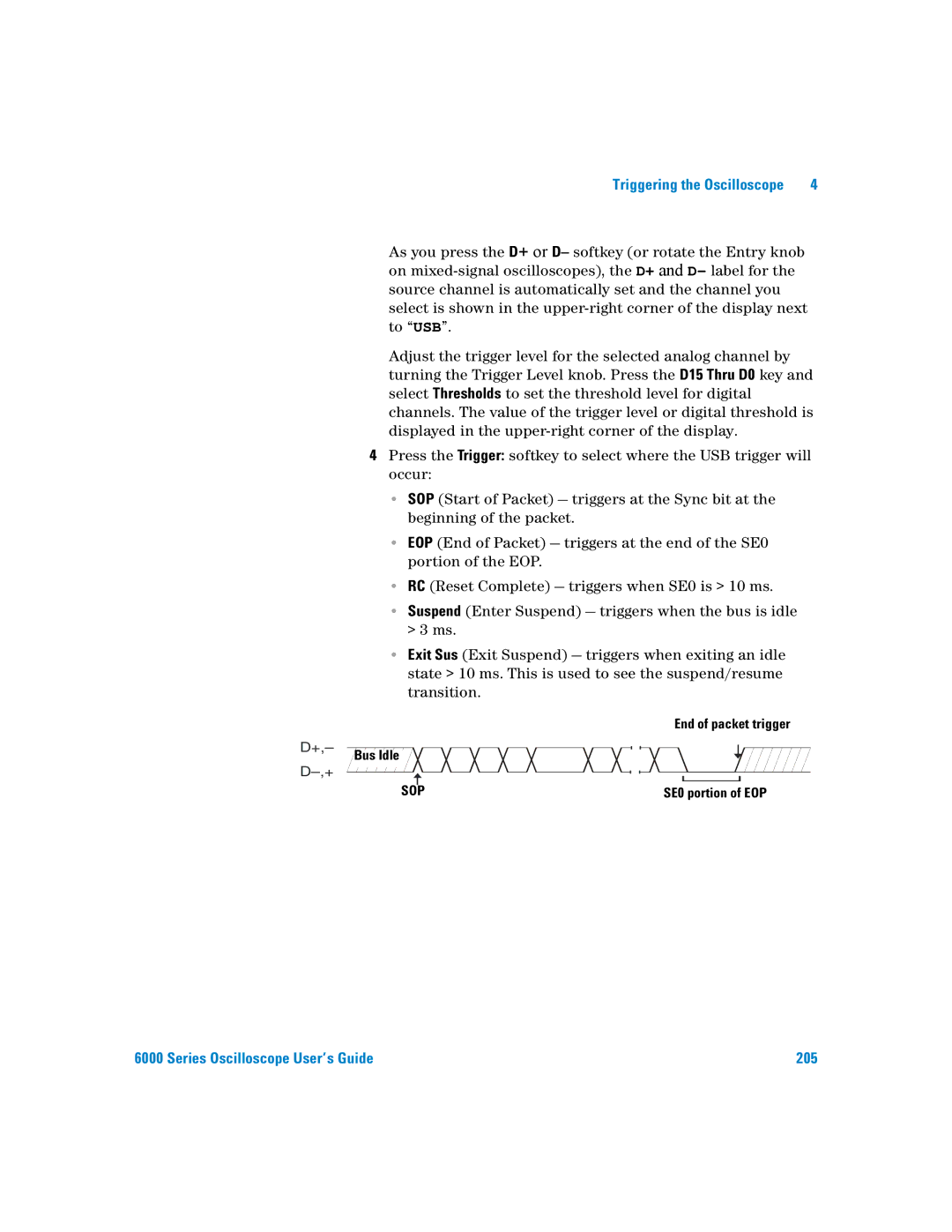 Agilent Technologies 6000 Series manual Series Oscilloscope User’s Guide 205 