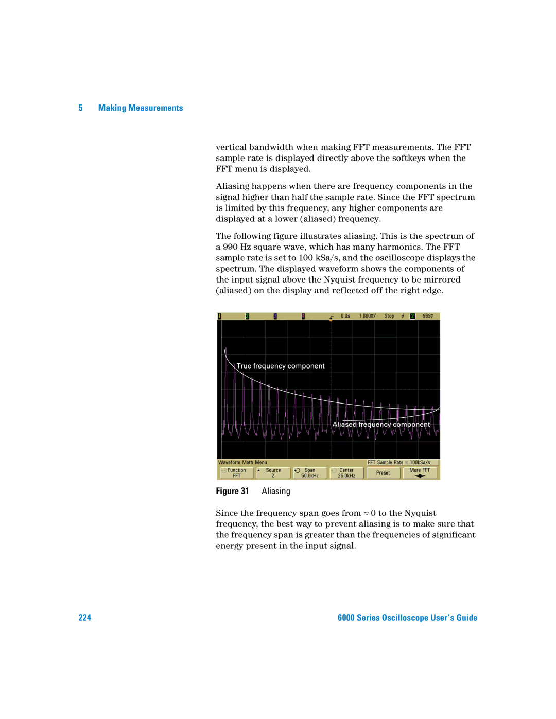 Agilent Technologies 6000 Series manual Aliasing 