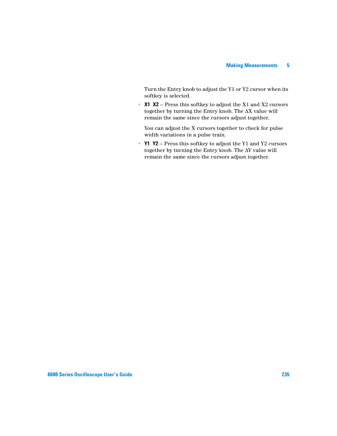 Agilent Technologies 6000 Series manual Series Oscilloscope User’s Guide 235 