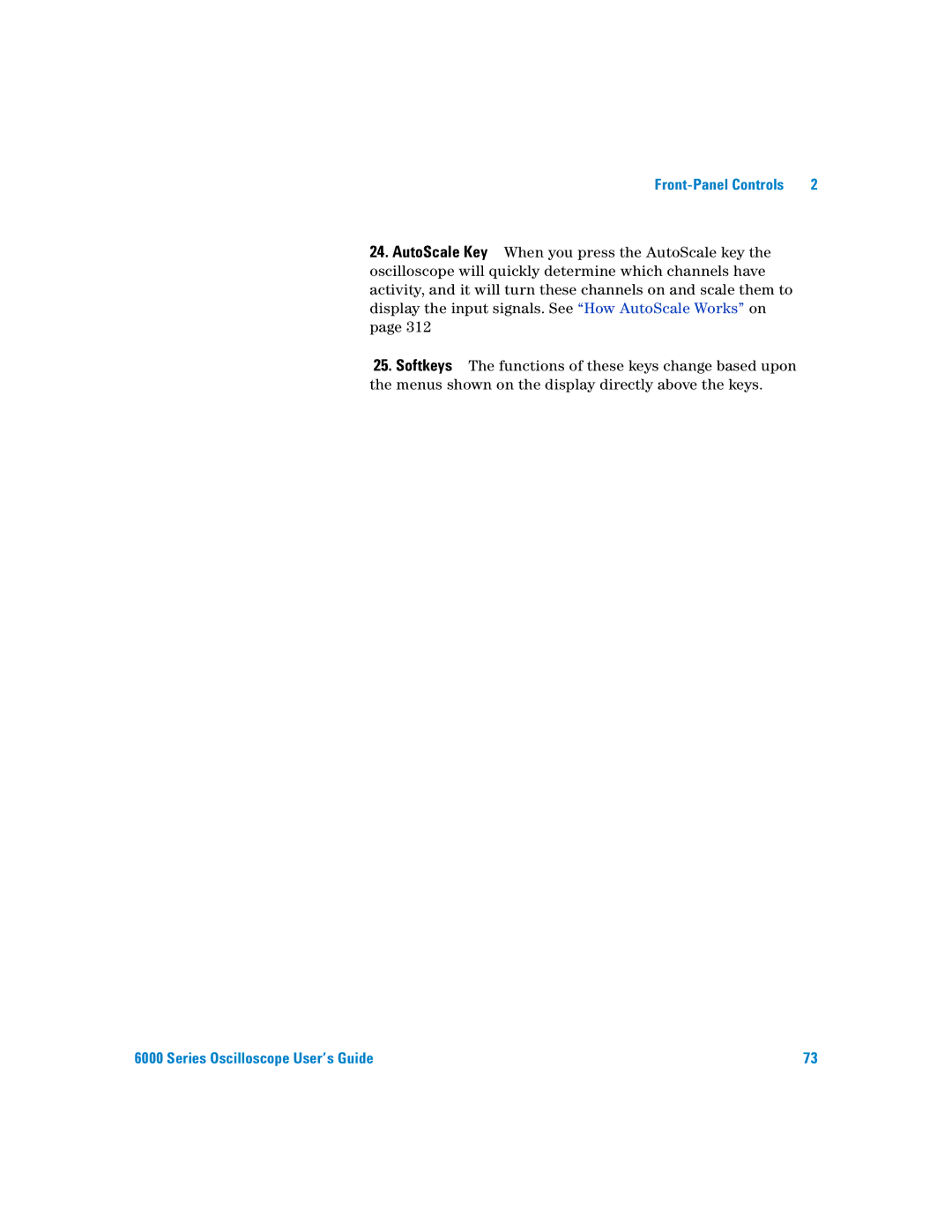 Agilent Technologies 6000 Series manual Series Oscilloscope User’s Guide 