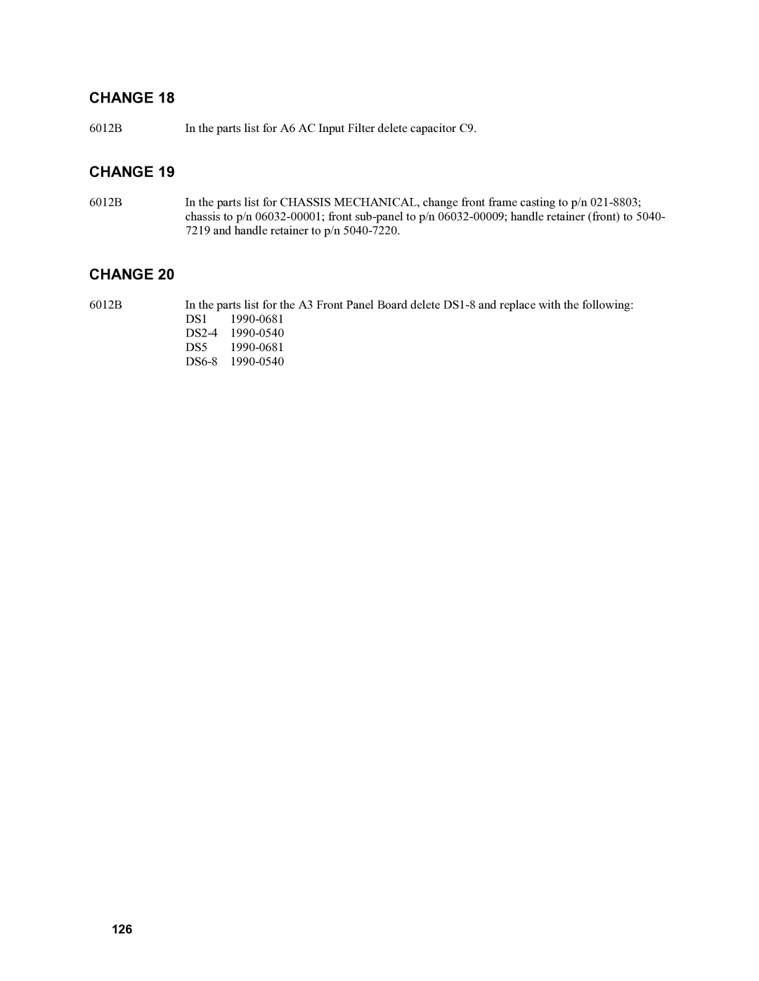 Agilent Technologies 6012B, 6010a, 6011A, 6015A service manual 126 