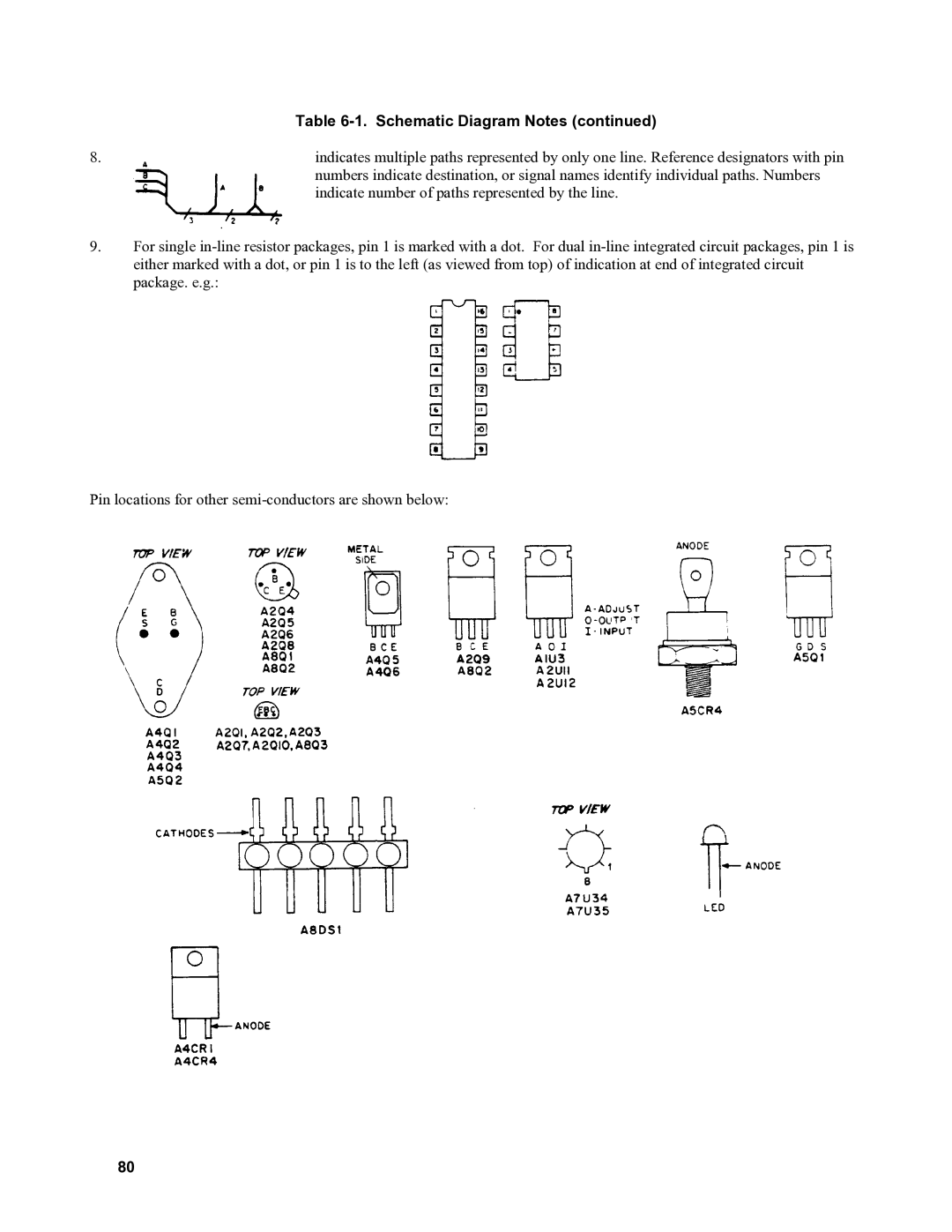 Agilent Technologies 6010a, 6011A, 6012B, 6015A service manual Indicate number of paths represented by the line 