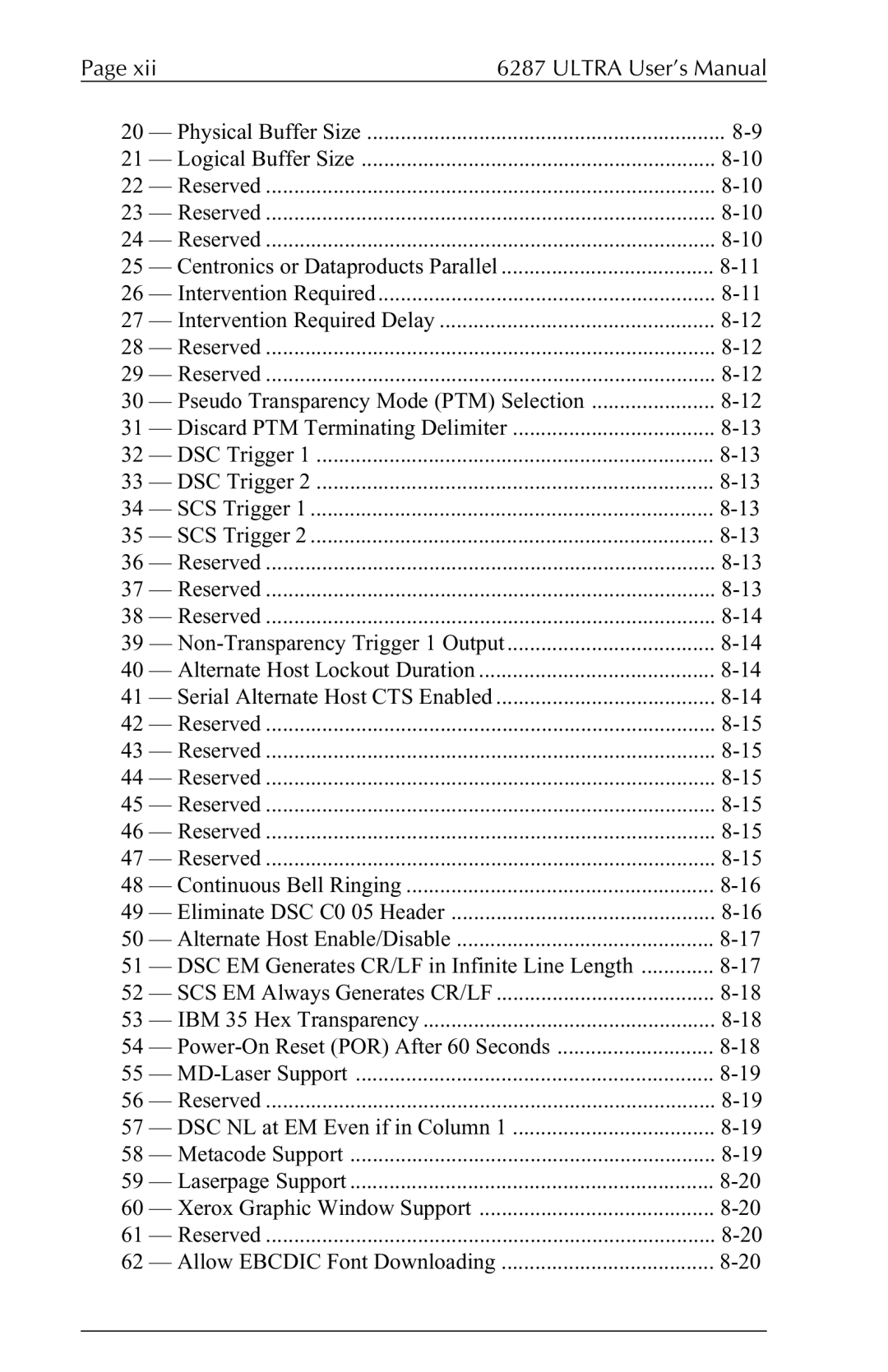 Agilent Technologies 6287 manual Ultra User’s Manual 