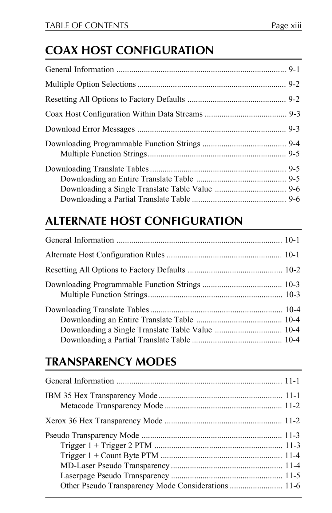 Agilent Technologies 6287 manual Coax Host Configuration 