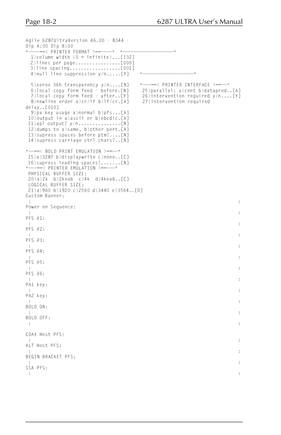 Agilent Technologies 6287 manual Ultra User’s Manual 