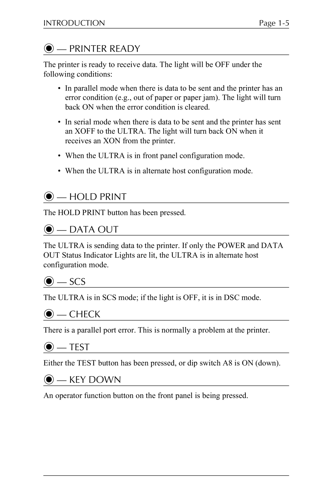 Agilent Technologies 6287 manual Scs, Test 