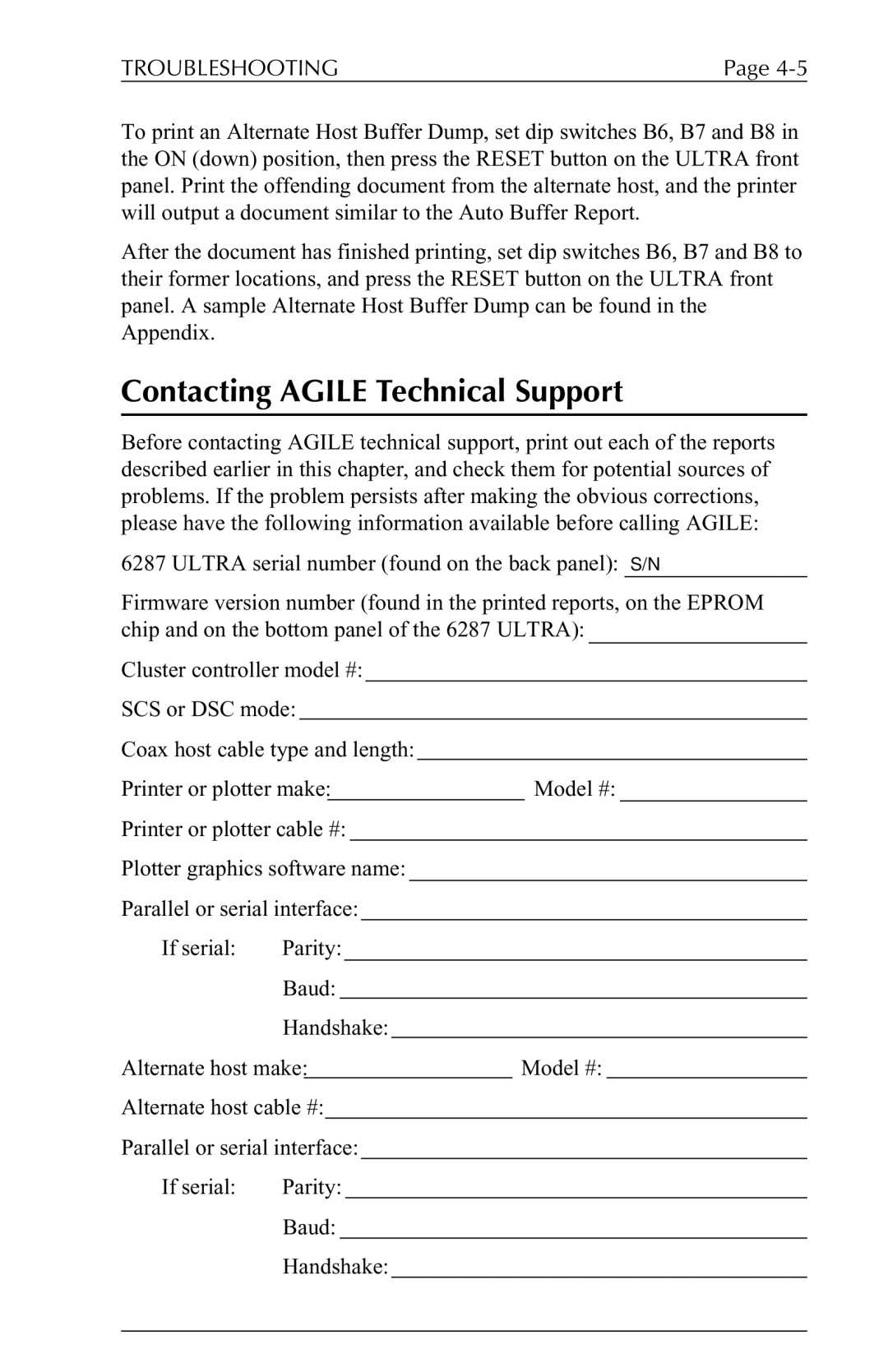 Agilent Technologies 6287 manual Contacting Agile Technical Support 