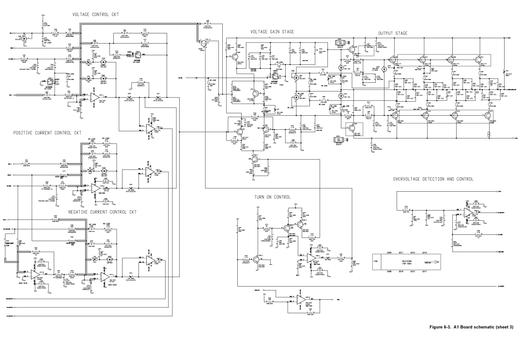 Agilent Technologies 6632B, 6634B, 66332A, 6633B service manual A1 Board schematic sheet 