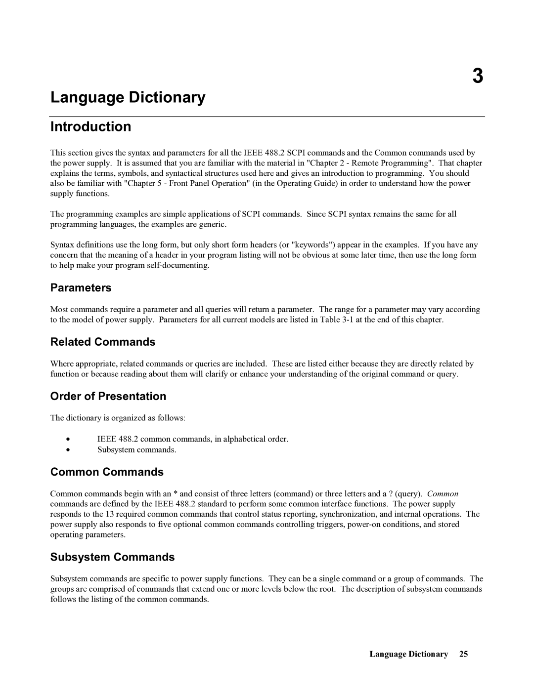 Agilent Technologies 665xA, 664xA, 667xA, 669xA, 668xA manual Language Dictionary, Introduction 