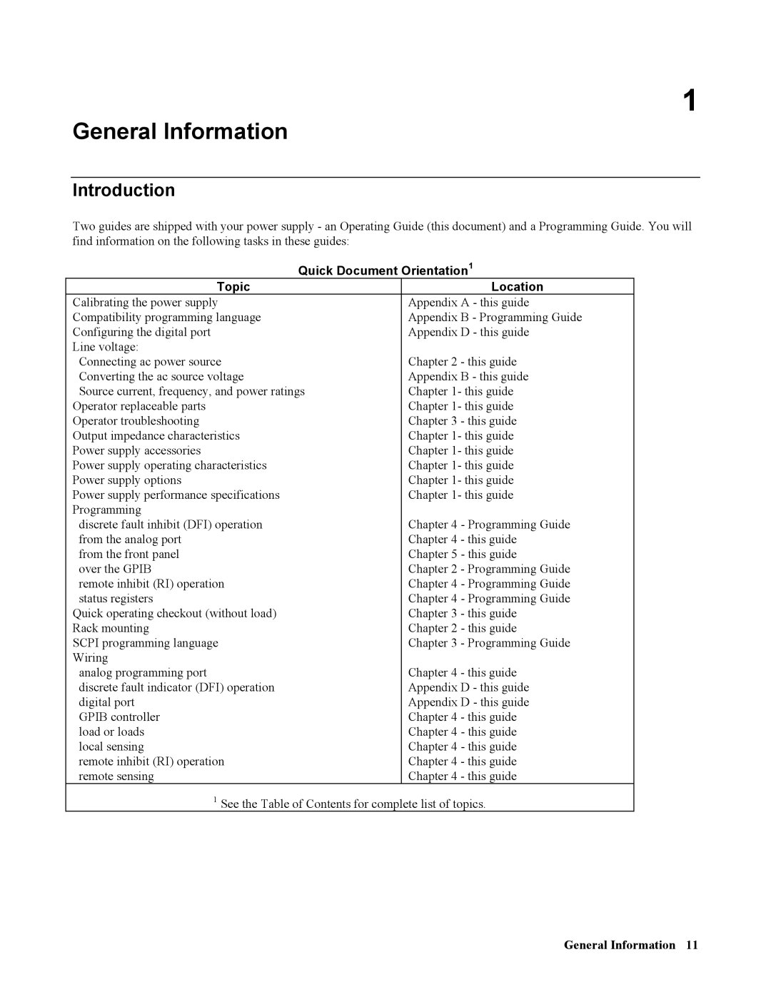 Agilent Technologies 664xA, 665xA, 667xA manual General Information, Introduction, Quick Document Orientation, Topic Location 