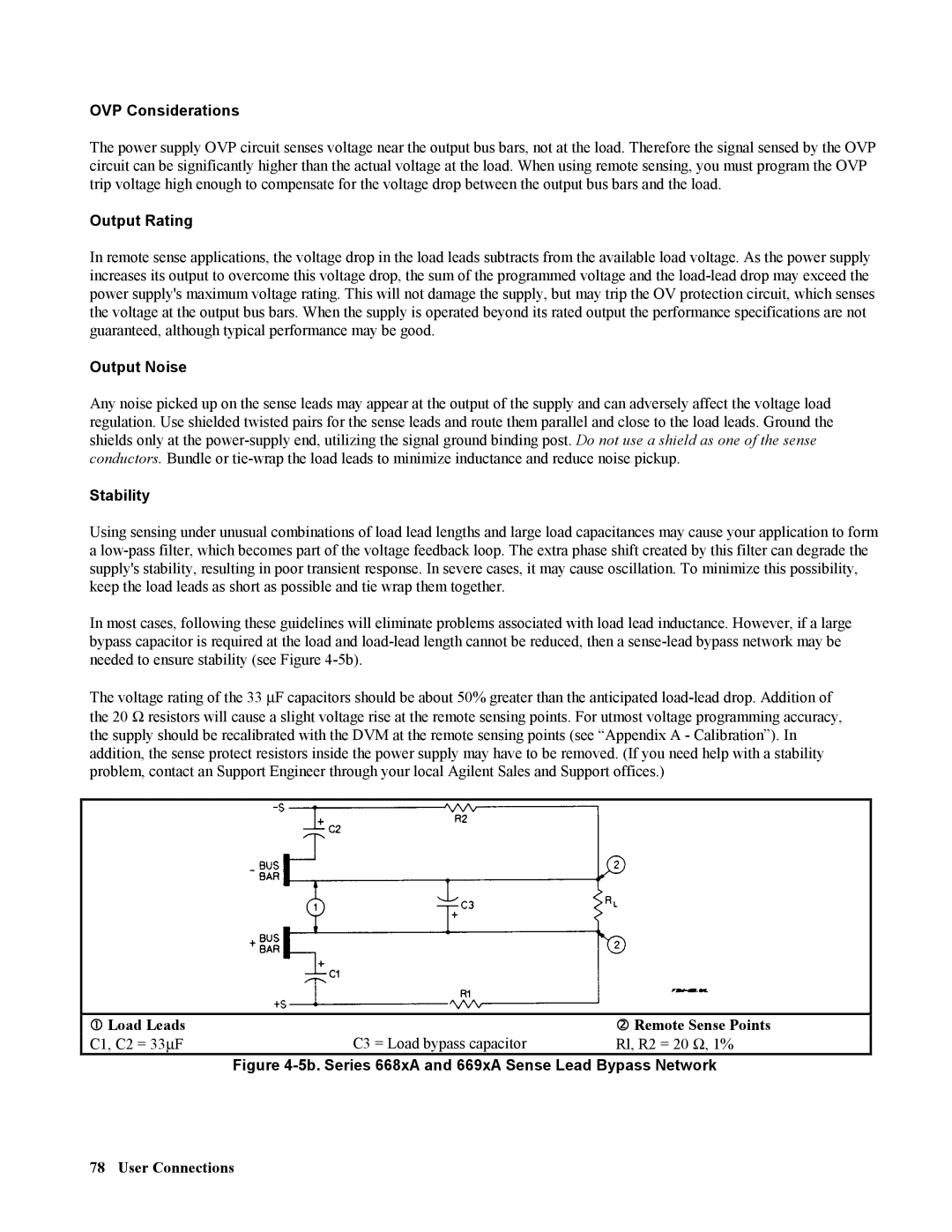 Agilent Technologies 669xA, 665xA, 664xA, 667xA, 668xA manual Load Leads, Remote Sense Points 