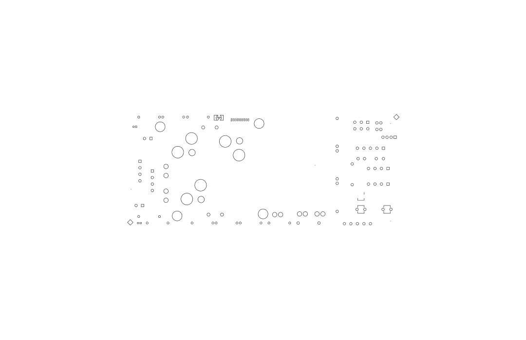 Agilent Technologies 6684A, 6680A, 6683A, 6681A, 6682A service manual 13. A5 DC Rail Board, Component and Test Point Location 