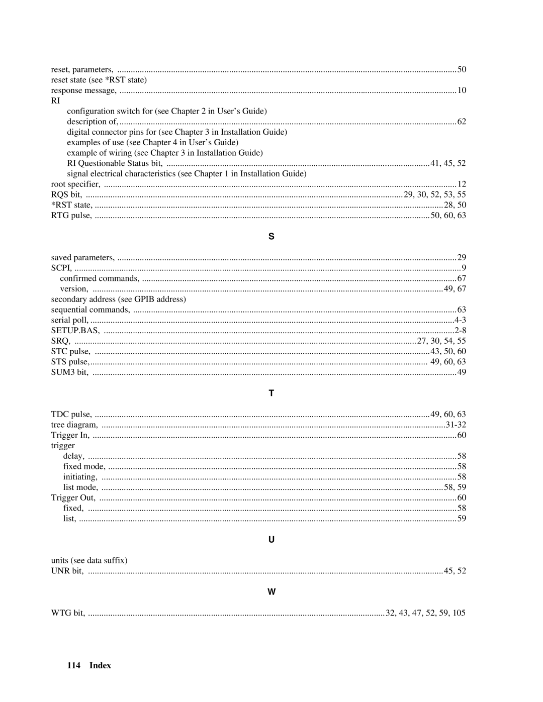 Agilent Technologies 66lxxA manual Index 