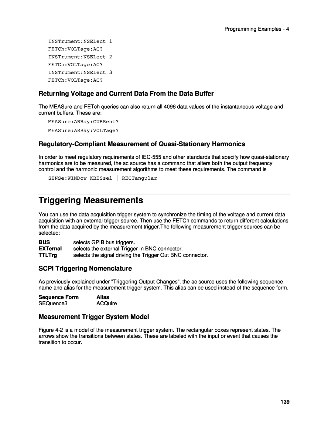 Agilent Technologies 6814B, 6834B Triggering Measurements, Measurement Trigger System Model, SCPI Triggering Nomenclature 