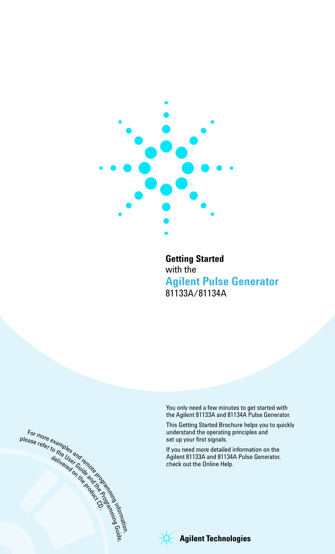 Agilent Technologies 81133A, 81134A brochure Agilent Pulse Generator 