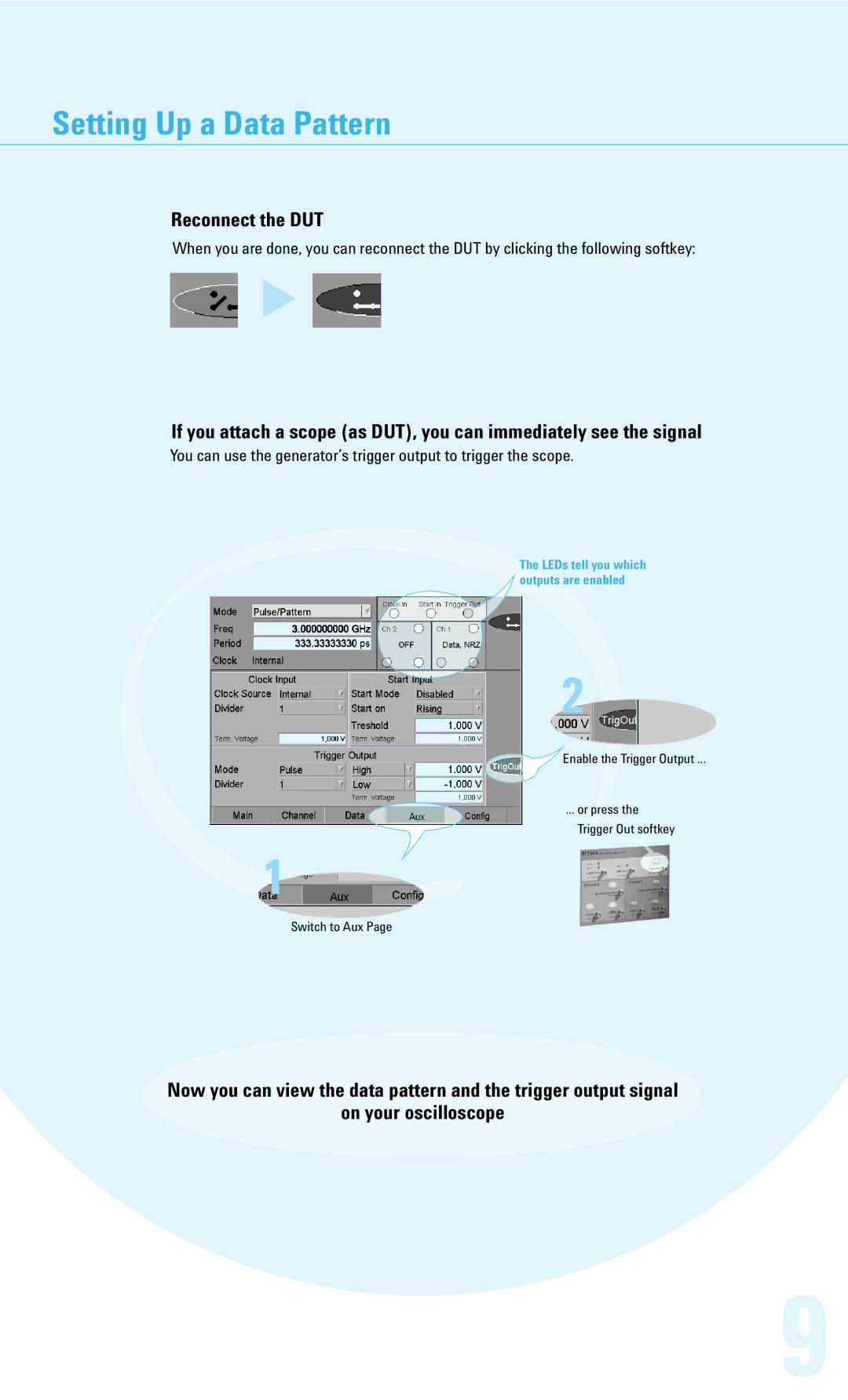 Agilent Technologies 81133A, 81134A brochure Reconnect the DUT 