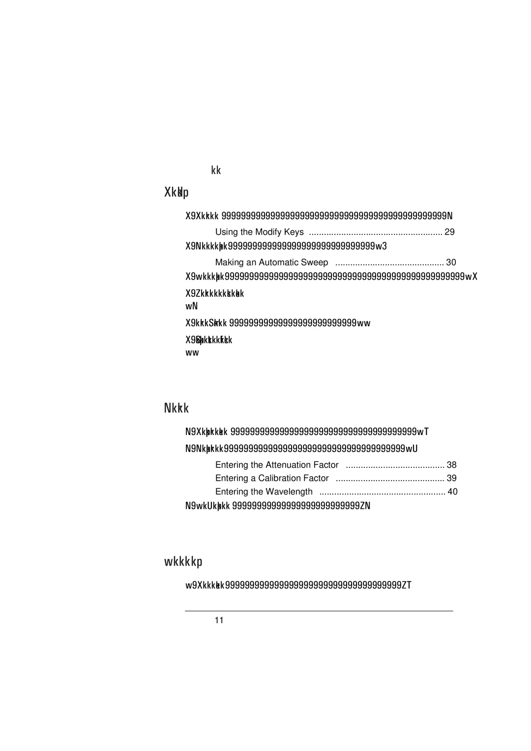 Agilent Technologies 8156A manual Using the Attenuator, Making an Attenuation Sweep, Example, Setting the Calibration 