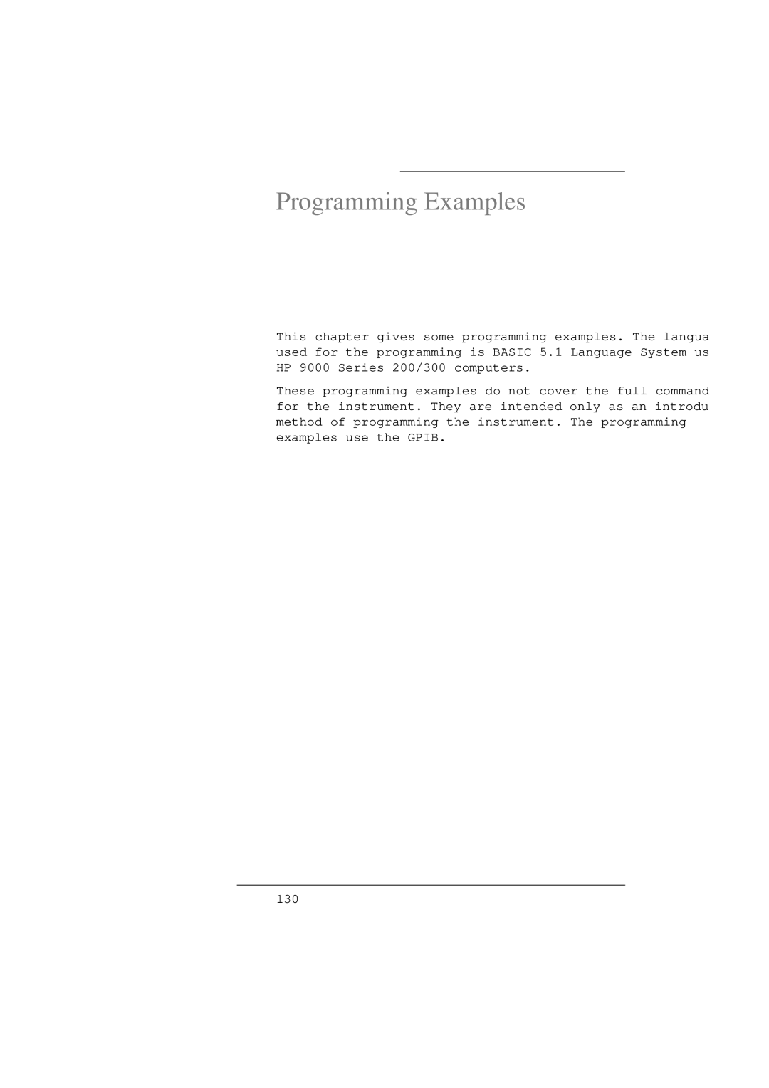 Agilent Technologies 8156A manual Programming Examples 