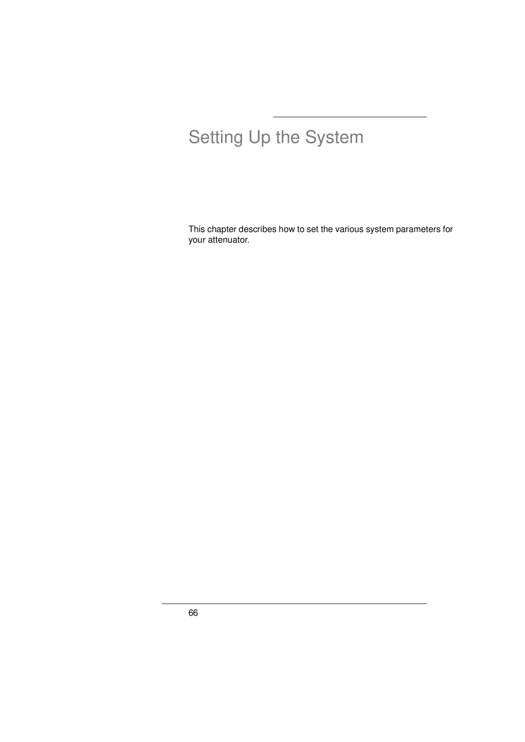 Agilent Technologies 8156A manual Setting Up the System 