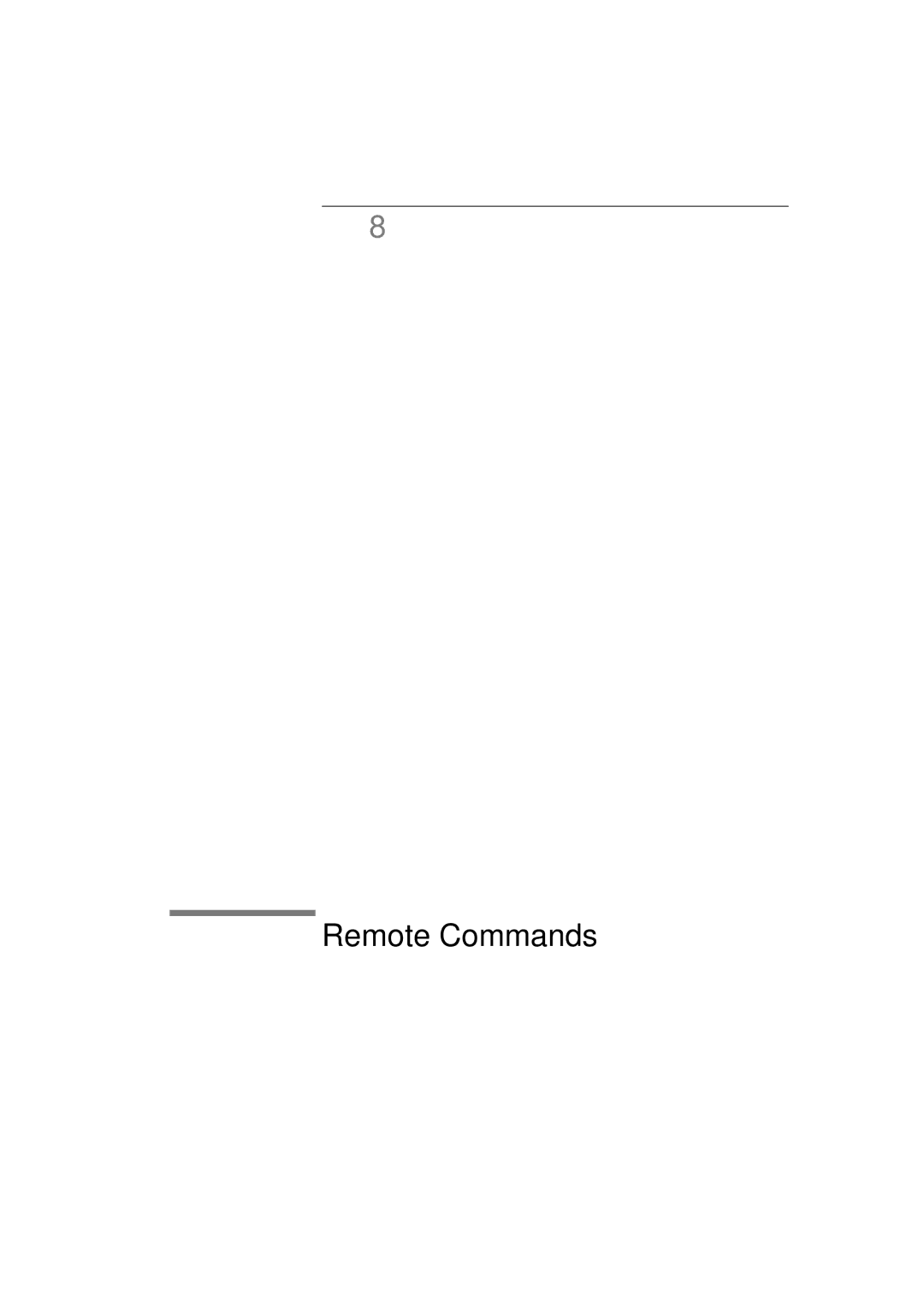 Agilent Technologies 8156A manual Remote Commands 