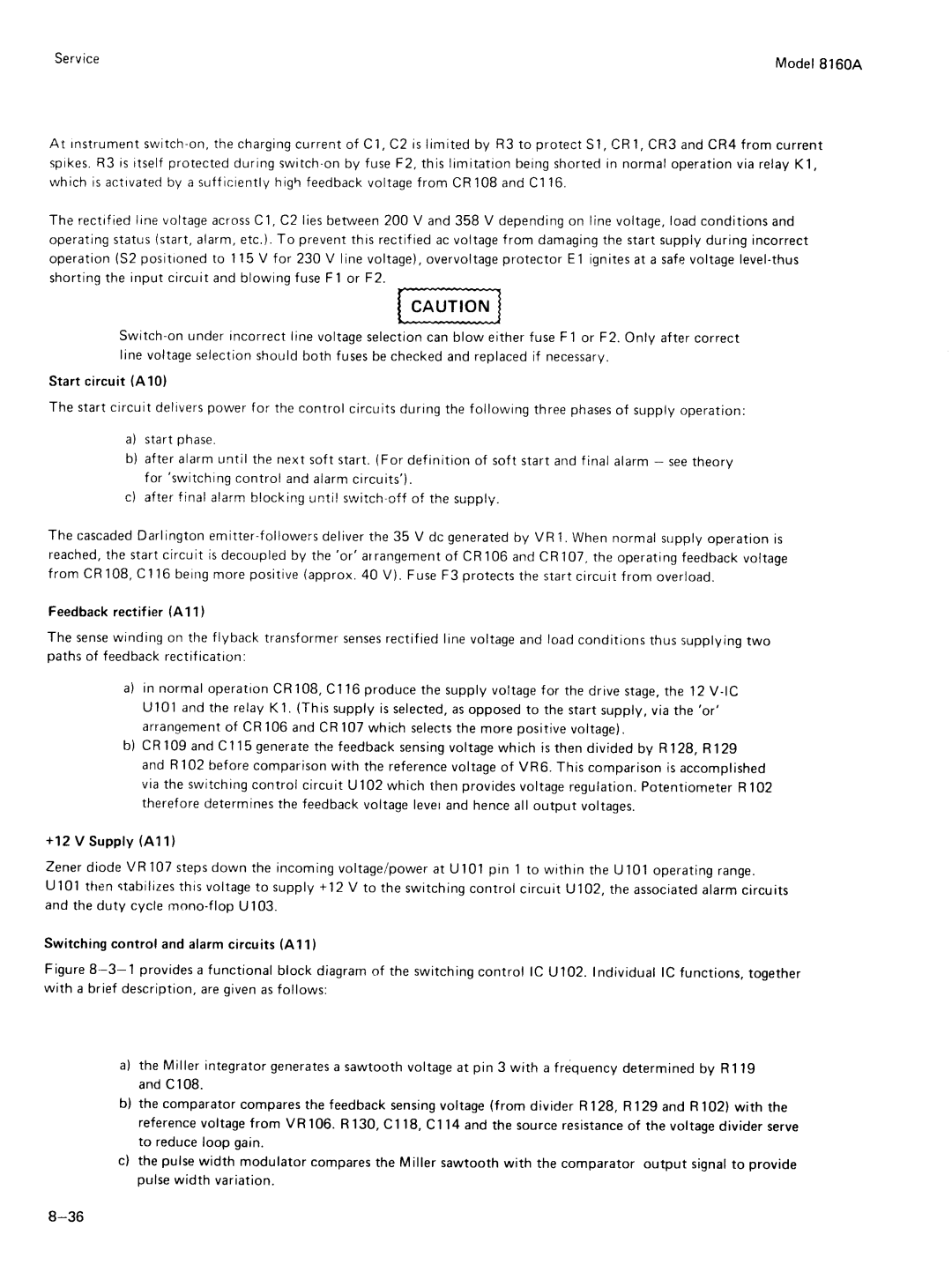 Agilent Technologies 8160A service manual 