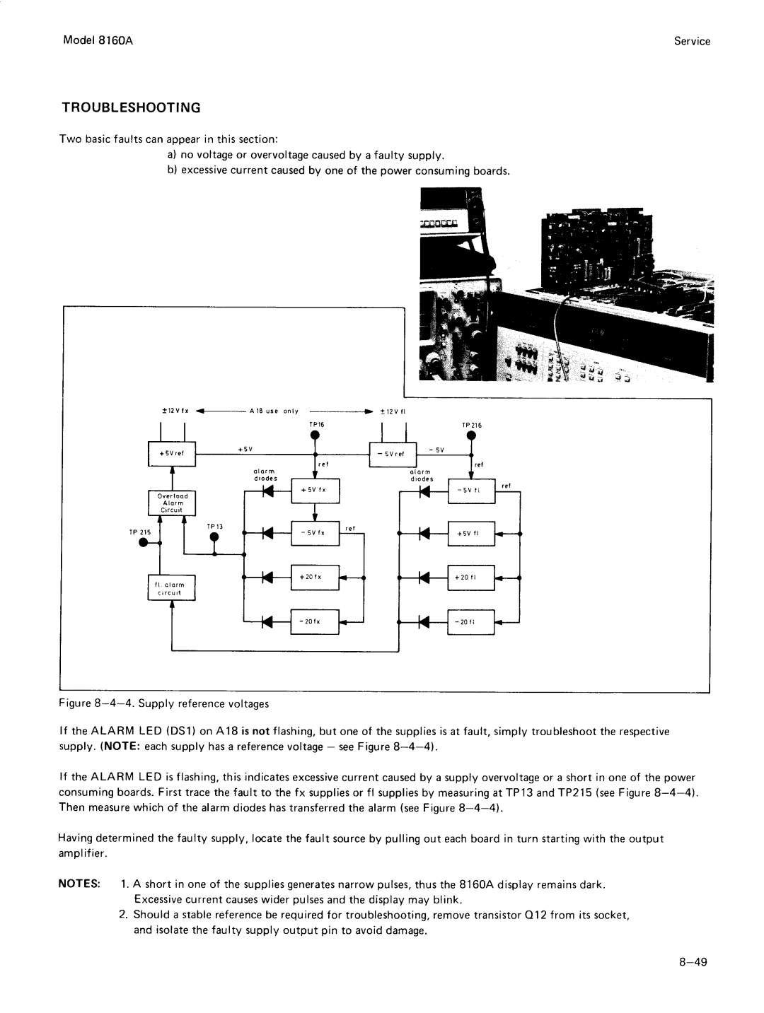 Agilent Technologies 8160A service manual 