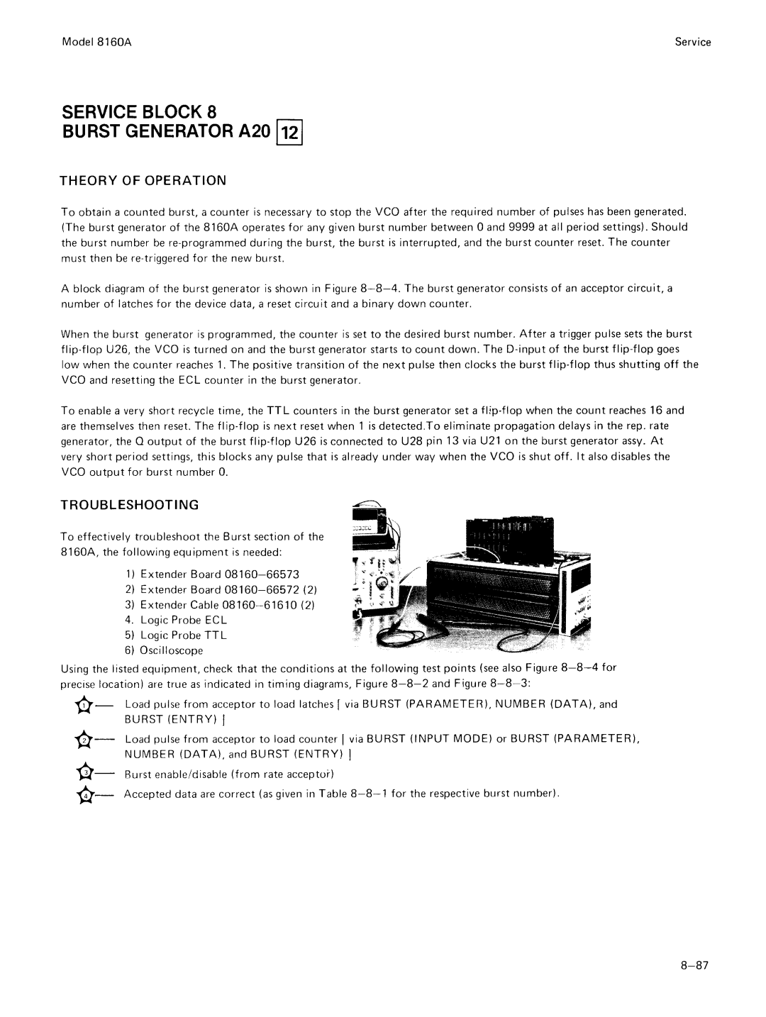 Agilent Technologies 8160A service manual 