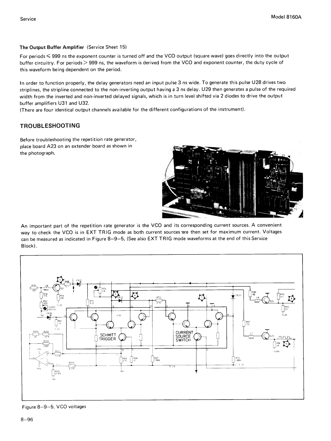 Agilent Technologies 8160A service manual 