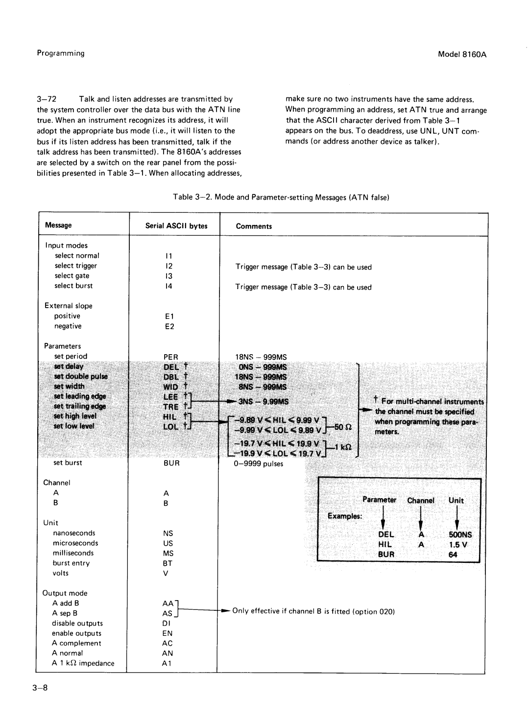 Agilent Technologies 8160A service manual 