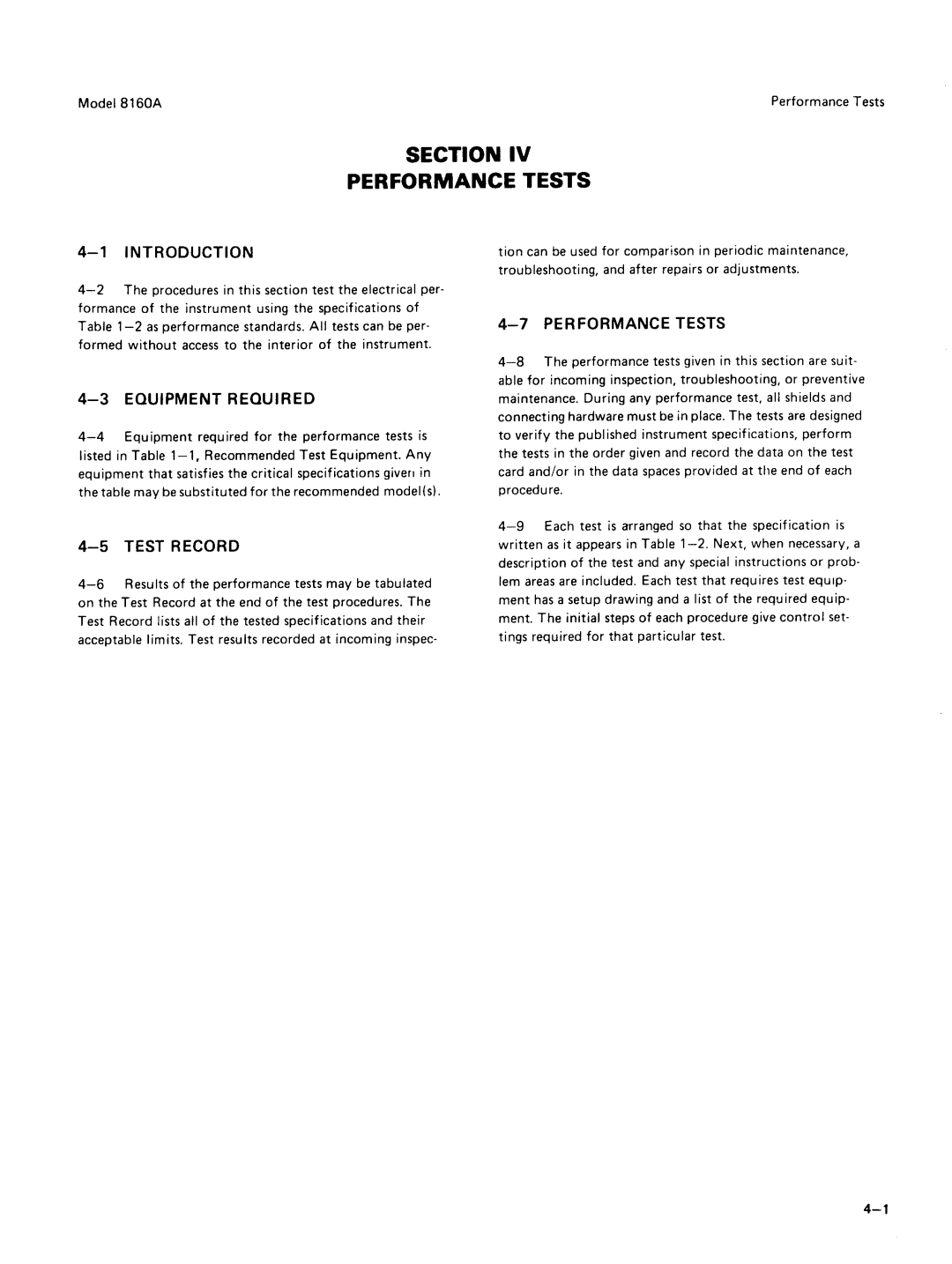 Agilent Technologies 8160A service manual 