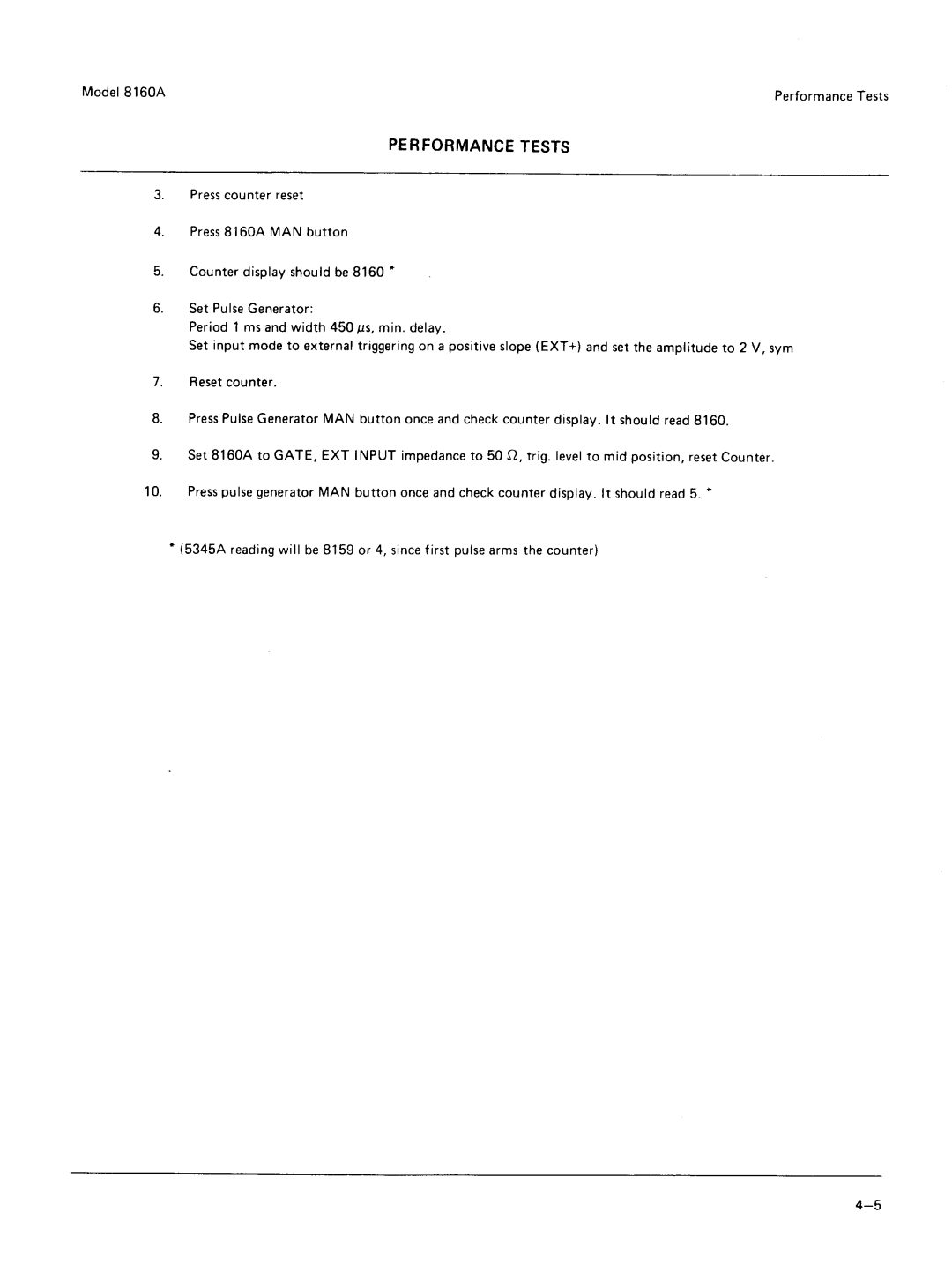 Agilent Technologies 8160A service manual 