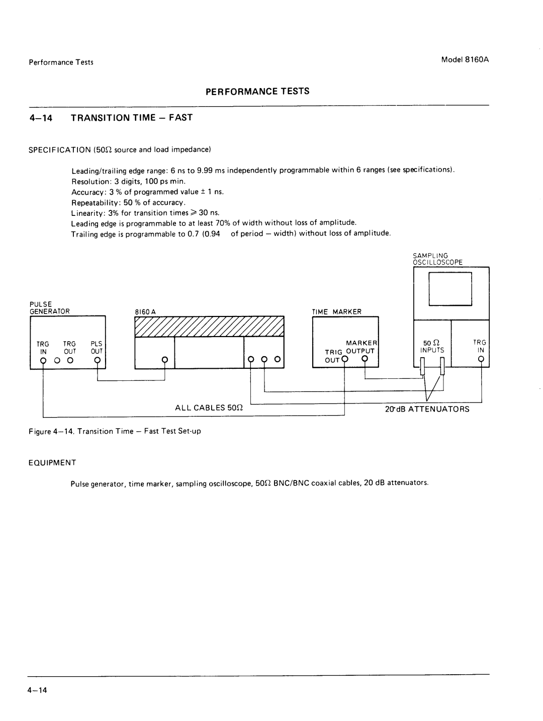 Agilent Technologies 8160A service manual 