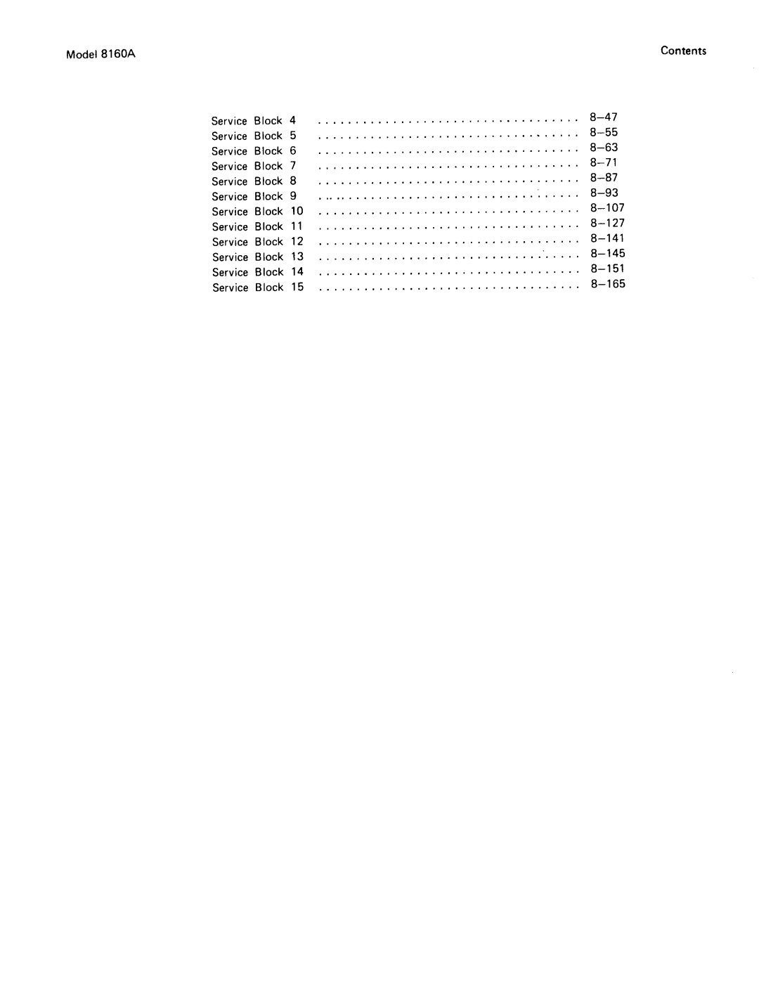 Agilent Technologies 8160A service manual 