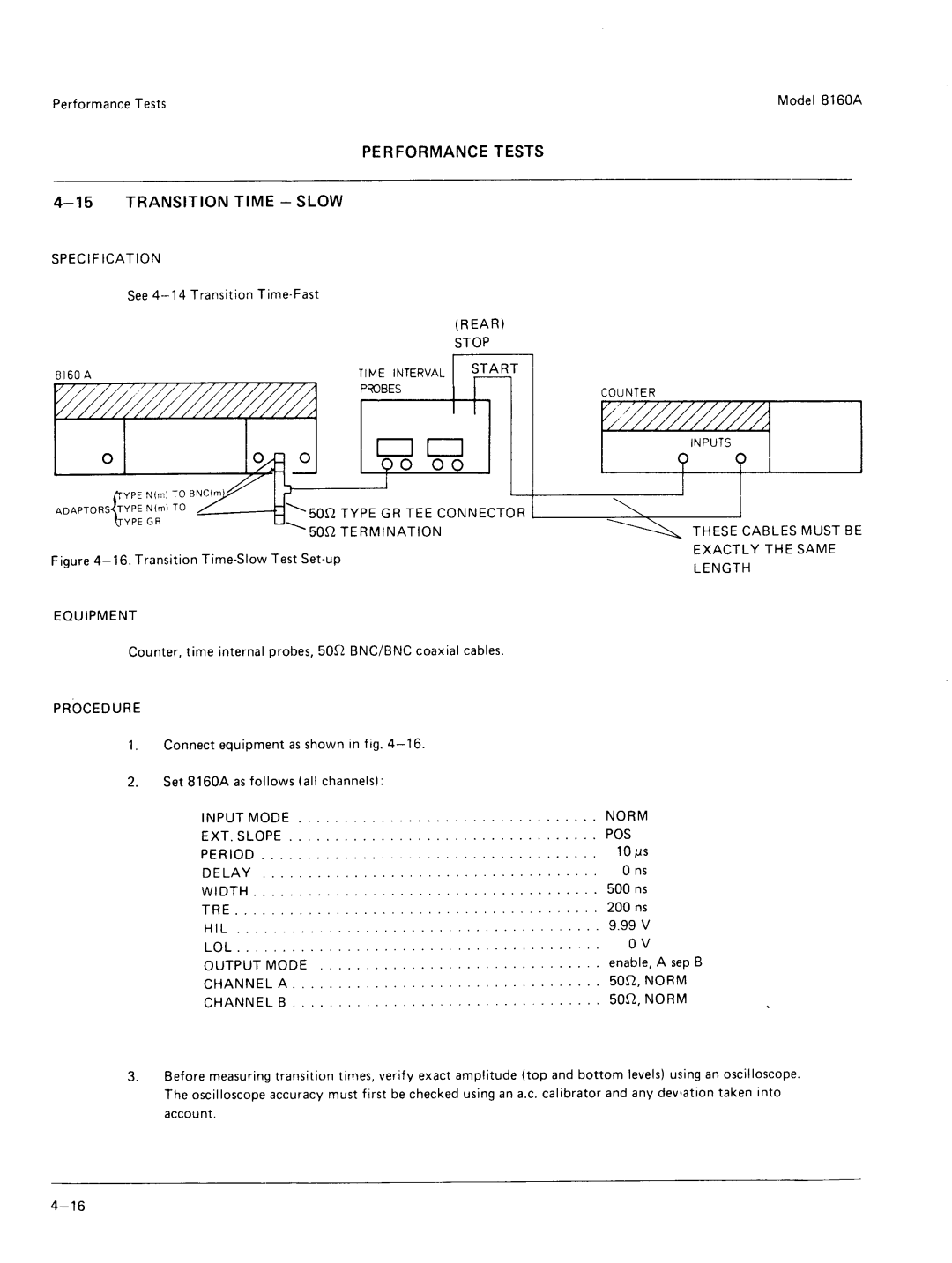 Agilent Technologies 8160A service manual 