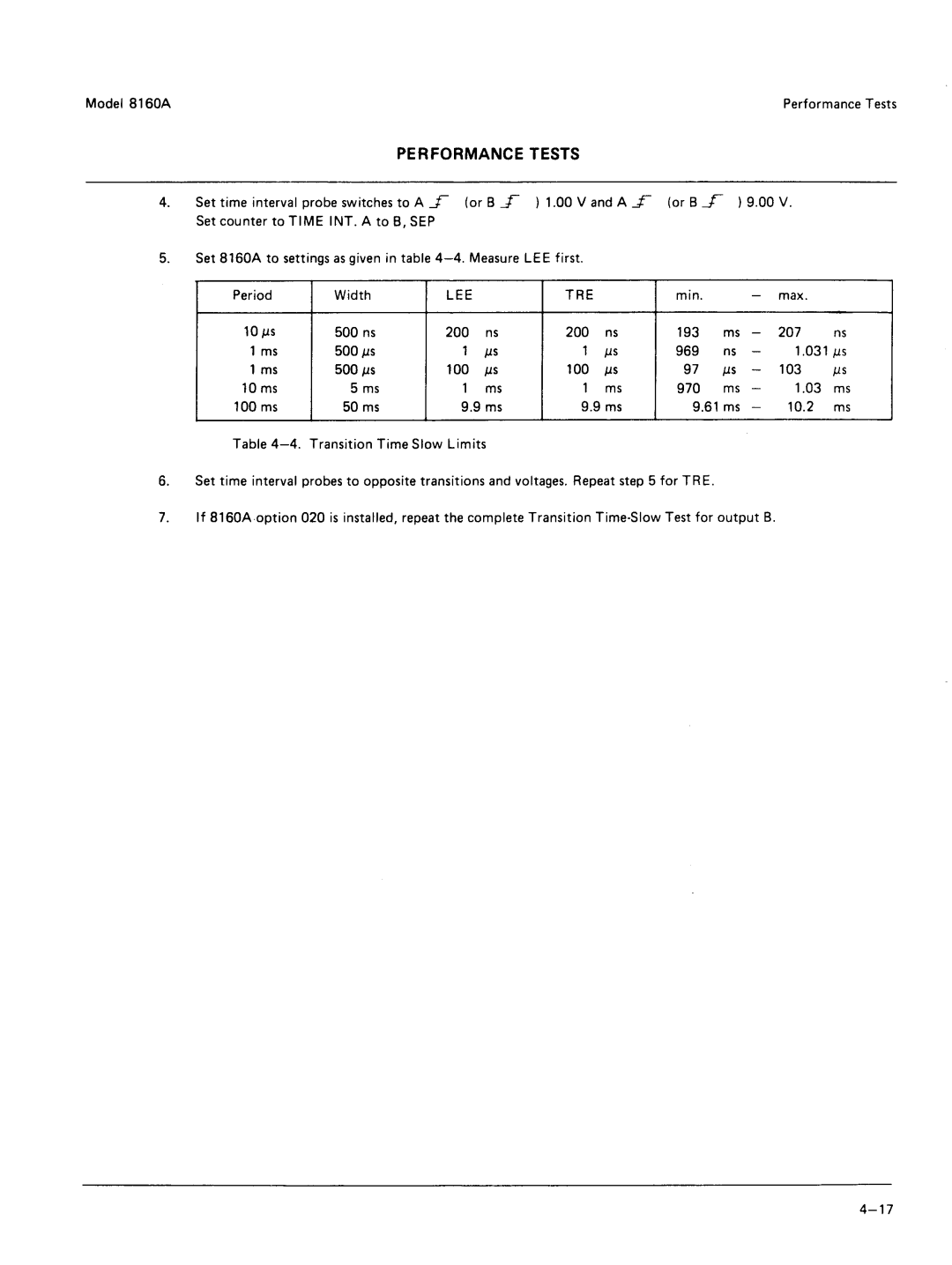 Agilent Technologies 8160A service manual 