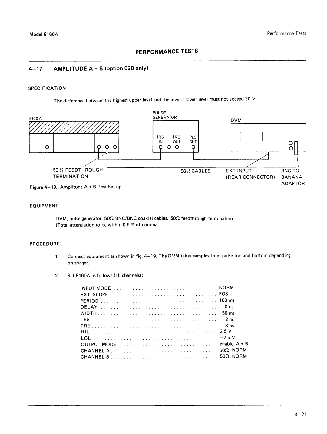 Agilent Technologies 8160A service manual 