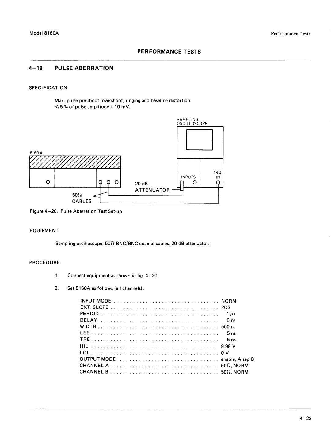 Agilent Technologies 8160A service manual 