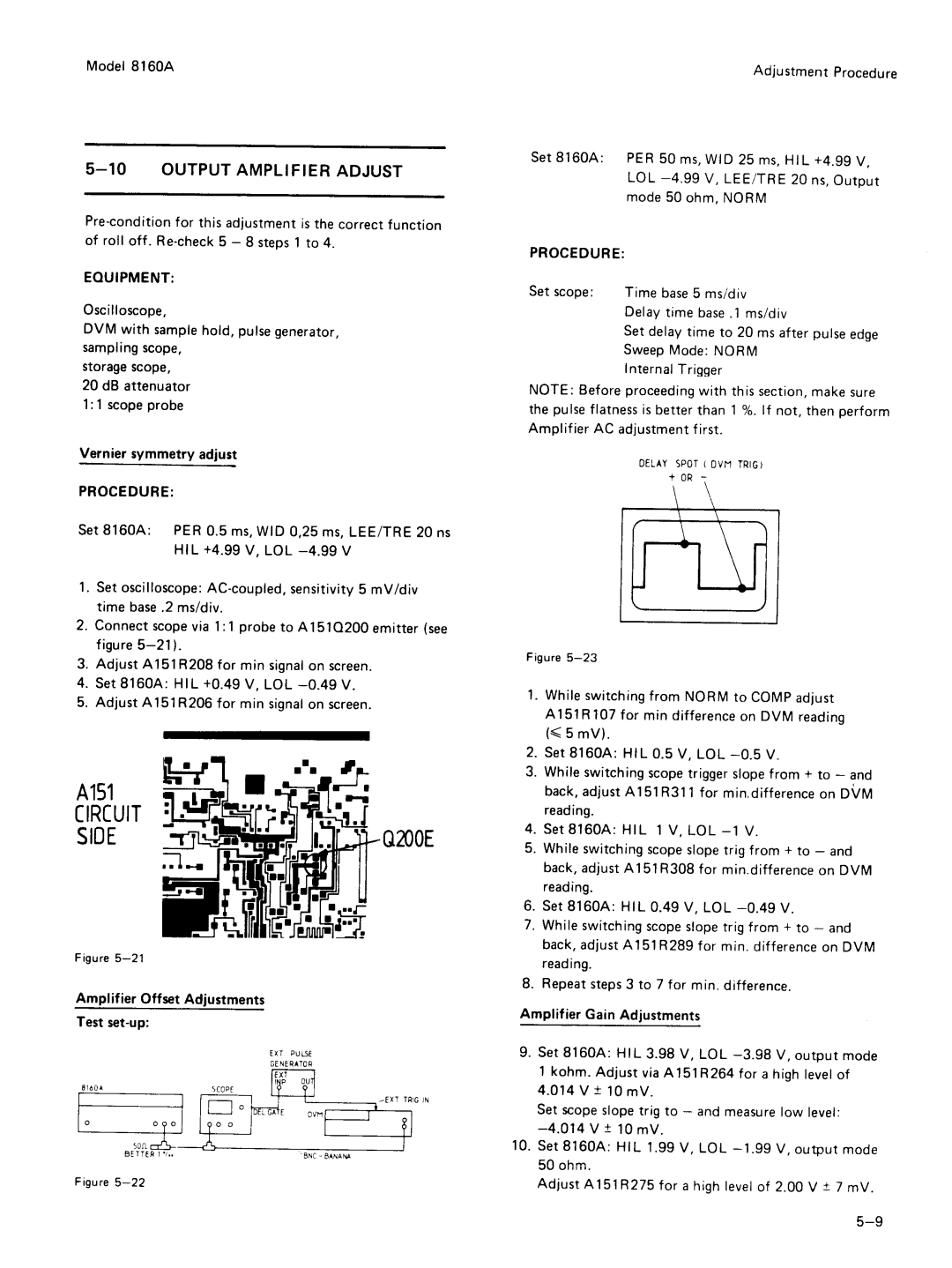 Agilent Technologies 8160A service manual 